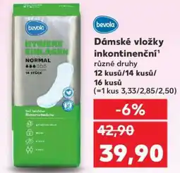 Kaufland Dámské vložky inkontinenční nabídka