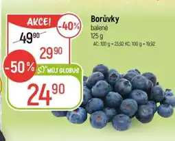 Globus Borůvky balené nabídka