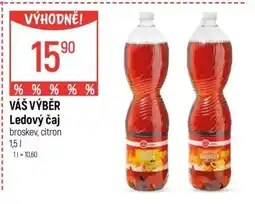 Globus VÁŠ VÝBĚR Ledový čaj broskev, citron nabídka