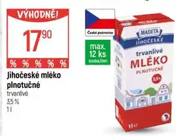 Globus Jihočeské mléko plnotučné nabídka