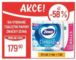 Globus Zewa Deluxe Toaletní papír nabídka