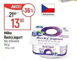 Globus Milko Řecký jogurt borůvka nabídka