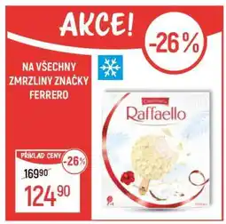 Globus Všechny zmrzliny značky Ferrero nabídka