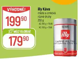 Globus illy káva nabídka
