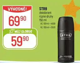 Globus STR8 deodorant různé druhy 150 ml nabídka