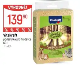 Globus Vitakraft podestýlka pro hlodavce 60 l nabídka