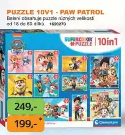 Dráčik Puzzle 10v1 - Paw patrol nabídka