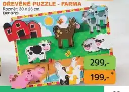 Dráčik Dřevěné puzzle - Farma nabídka