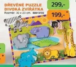Dráčik Dřevěné puzzle Divoká zvířátka nabídka