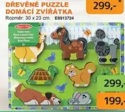 Dráčik Dřevěné puzzle Domácí zvířátka nabídka