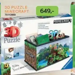 Dráčik 3d puzzle Minecraft nabídka