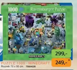 Dráčik Puzzle 1000 - Minecraft nabídka