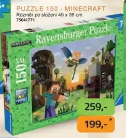 Dráčik Puzzle 150 - Minecraft nabídka