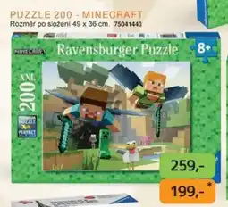 Dráčik Puzzle 200 - Minecraft nabídka
