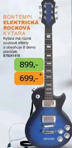 Dráčik Bontempi Elektrická rocková kytara nabídka