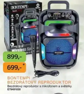 Dráčik Bontempi Bezdrátový reproduktor nabídka
