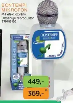 Dráčik Bontempi Mikrofon nabídka