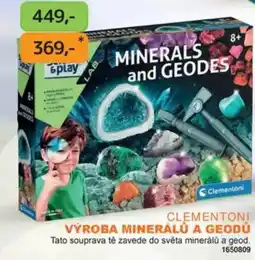 Dráčik Clementoni výroba minerálů a geodů nabídka