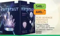 Dráčik Albi Science rostoucí krystaly nabídka
