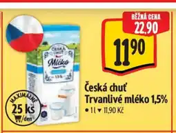 Albert Česká chuť Trvanlivé mléko 1,5% nabídka