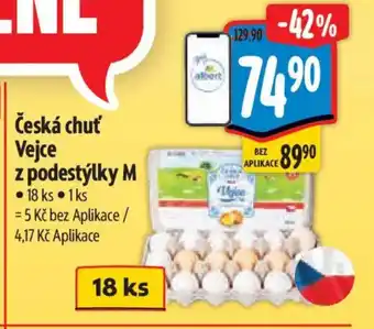 Česká chuť Vejce z podestýlky M