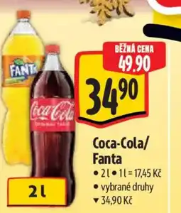 Albert Coca-Cola/ Fanta nabídka