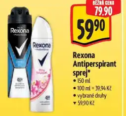 Albert Rexona Antiperspirant sprej nabídka