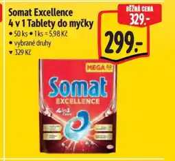 Albert Somat Excellence 4 v 1 Tablety do myčky nabídka
