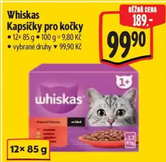 Albert Whiskas Kapsičky pro kočky nabídka