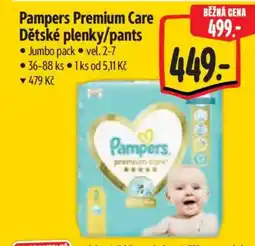 Albert Pampers Premium Care Dětské plenky/pants nabídka