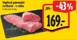 Albert Vepřová panenská svíčková - v celku nabídka