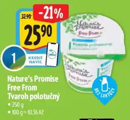 Albert Nature's Promise Free From Tvaroh polotučný nabídka