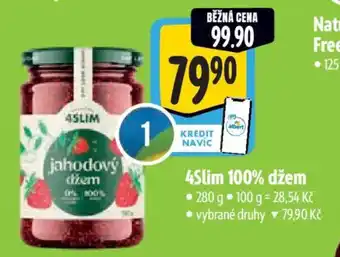Albert 4Slim 100% džem nabídka
