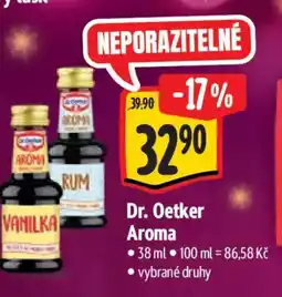 Albert Dr. Oetker Aroma nabídka