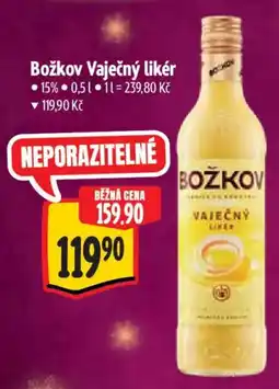Albert Božkov Vaječný likér nabídka