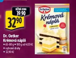 Albert Dr. Oetker Krémová náplň nabídka