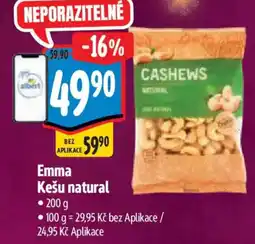 Albert Emma Kešu natural nabídka