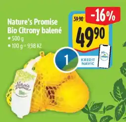 Albert Nature's Promise Bio Citrony balené nabídka