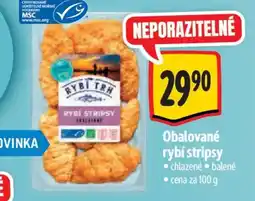 Albert Obalované rybí stripsy nabídka