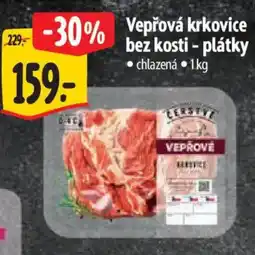 Albert Vepřová krkovice bez kosti - plátky nabídka