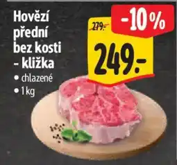 Albert Hovězí přední bez kosti - kližka nabídka