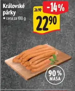 Albert Královské párky nabídka
