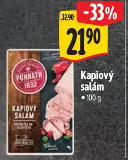 Albert Kapiový salám nabídka