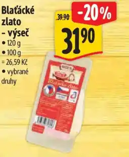 Albert Blaťácké zlato - výseč nabídka