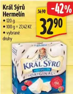 Albert Král Sýrů Hermelín nabídka