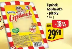 Albert Madeta Lipánek Gouda 48% - plátky nabídka