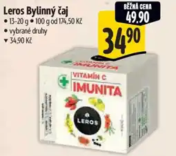 Albert Leros Bylinný čaj nabídka