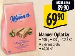 Albert Manner Oplatky nabídka