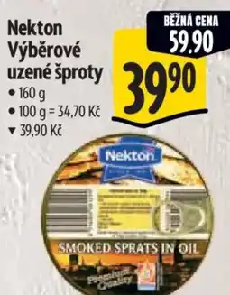 Albert Nekton Výběrové uzené šproty nabídka