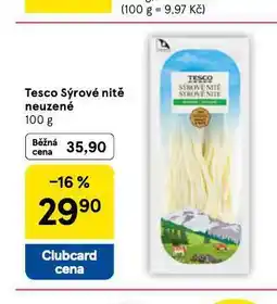 Tesco Sýrové nitě neuzené nabídka